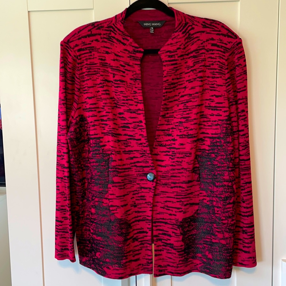 Beautiful knit Ming Wang jacket